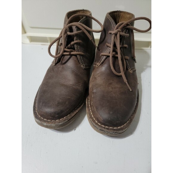Ralph Lauren Chaps  Leather Desert Chukka Boots Brown Polo Mens Size 9 M